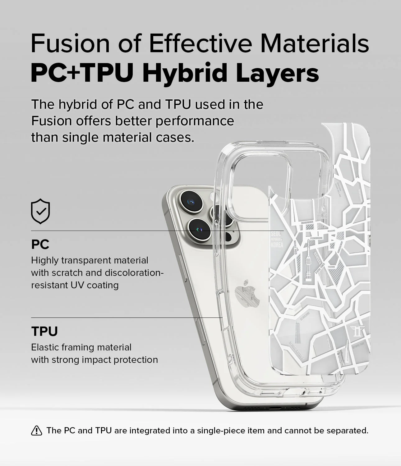 FUSION DESIGN SEOUL MAP WHITE - 16 Pro Max