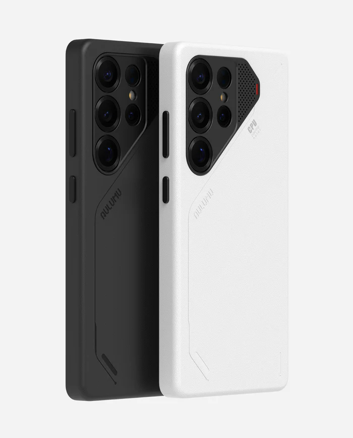 S25 Vegan Leather Case White - S25 Ultra