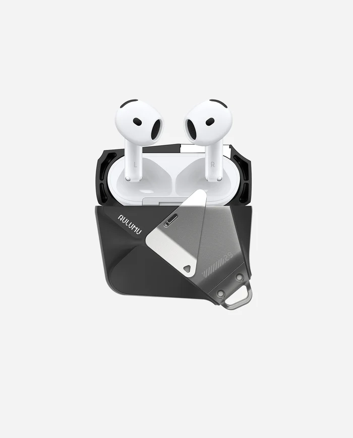 A29 Geometric Case for AirPods 4 | Lock & Lanyard