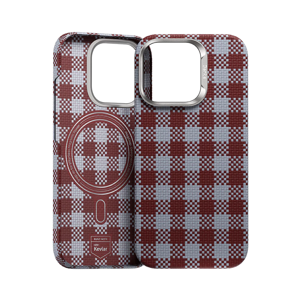 ArmorVichy Case built with Kevlar® (Red) - 16 Pro Max