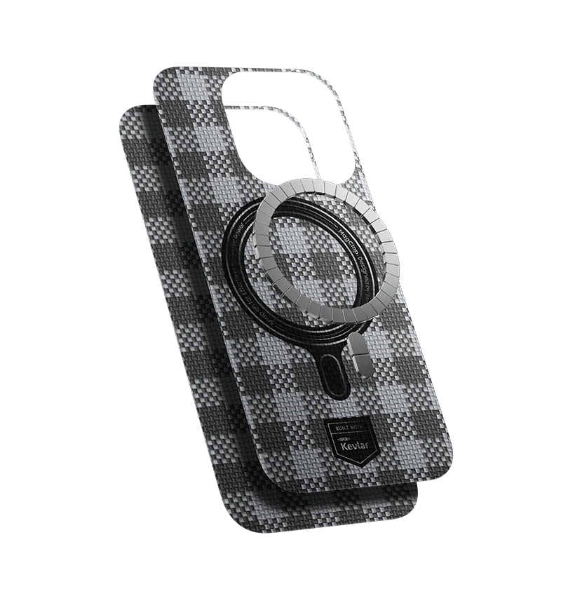 ArmorVichy Case built with Kevlar® (Black) - 16 Pro Max