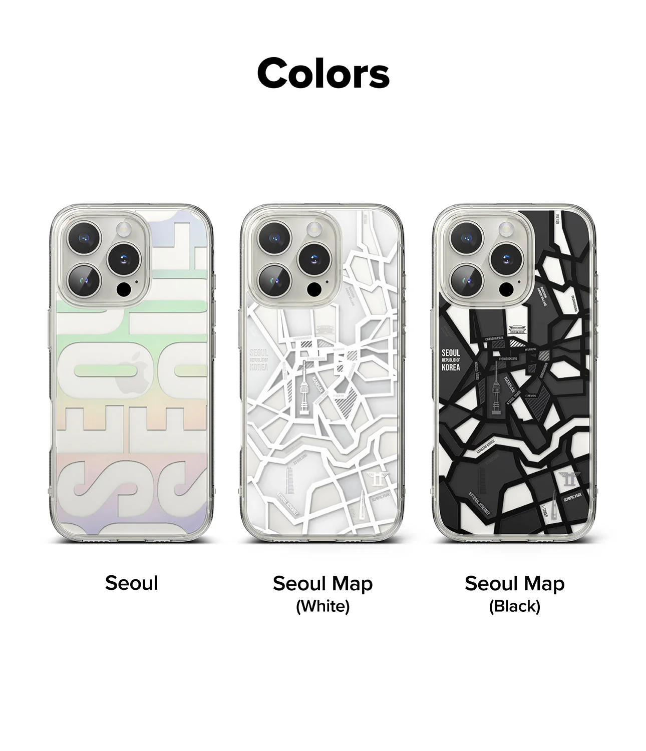FUSION DESIGN SEOUL MAP WHITE - 16 Pro Max