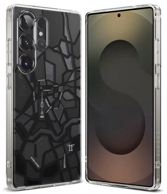 FUSION DESIGN SEOUL MAP BLACK - S25 Ultra