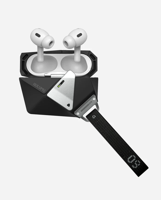 A09 Geometric Case for AirPods Pro Series | Lock & Lanyard