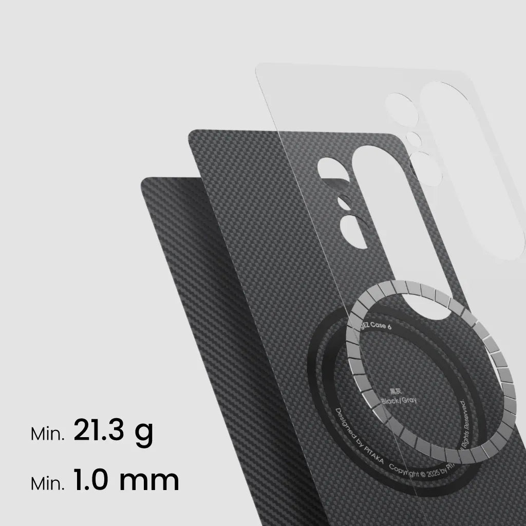 600D Black/Grey (Twill) - S25 Ultra